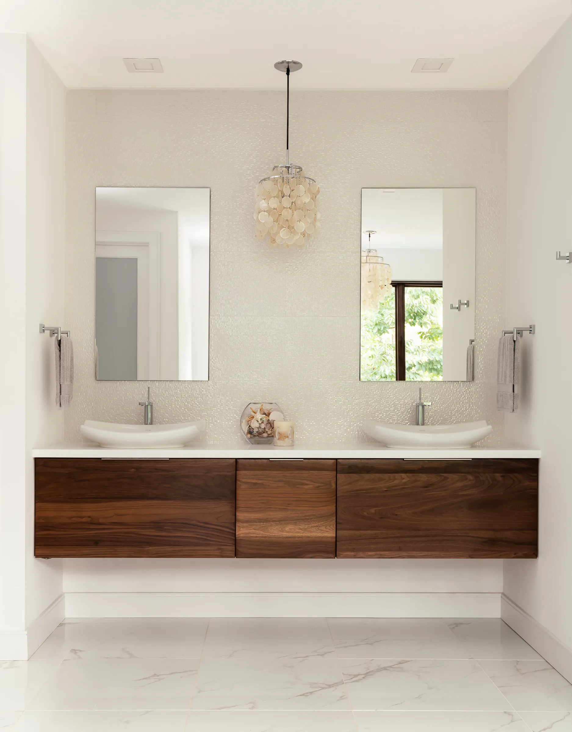 Custom interior woodwork piece with detailed craftsmanship
