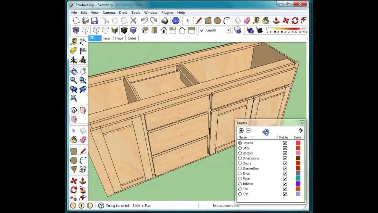 Mozaik cabinet design software showing 3D visualization of custom cabinets
